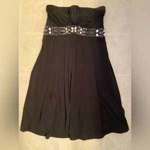 White House Black Market Black Dress with Jewels